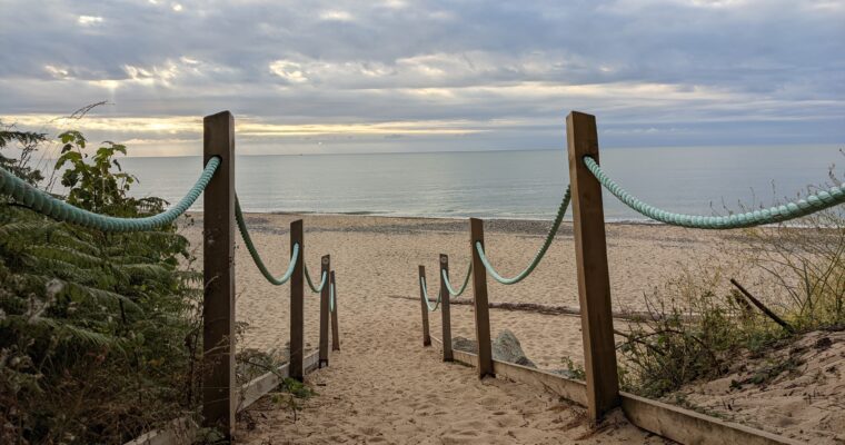 Beach entrance